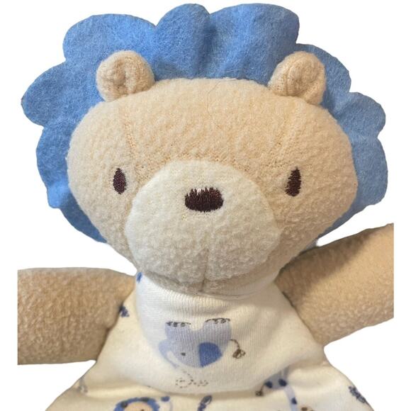 NEW Vitamins Baby Lion Plush Lovey Security Blanket 2 Pk Lay Me Down 2 Sleep HTF - Picture 7 of 7